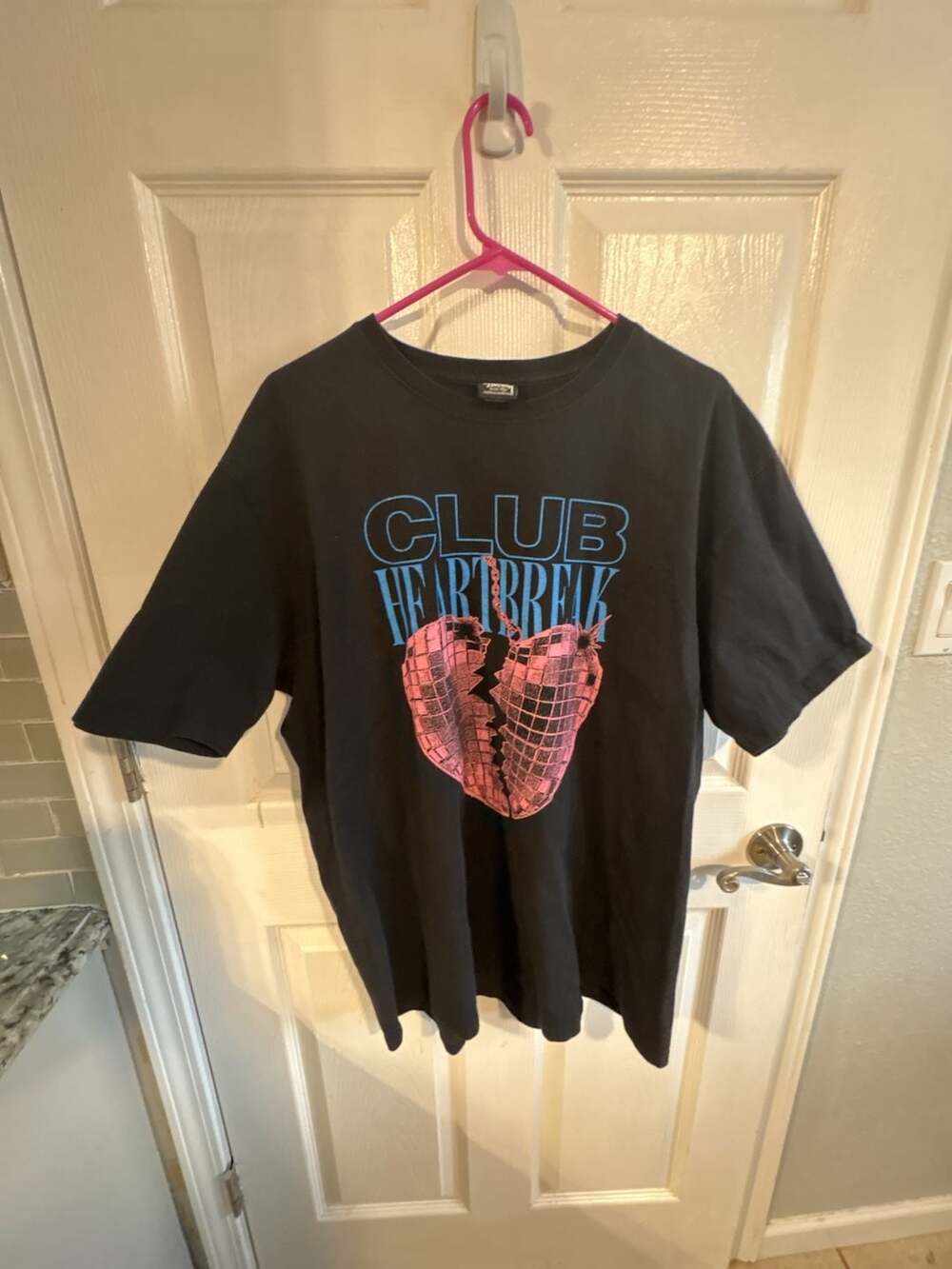 Stussy Club Heartbreak Graphic T-Shirt Black XL